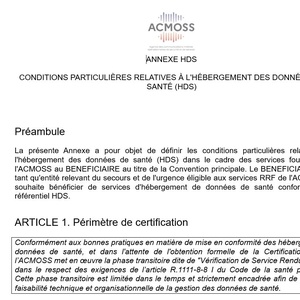 4- Conditions particulières HDS